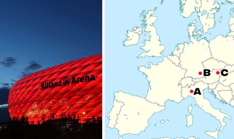 QUIZ: Find these Champions League final stadiums on a map QUIZ: Find these Champions League final stadiums on a map