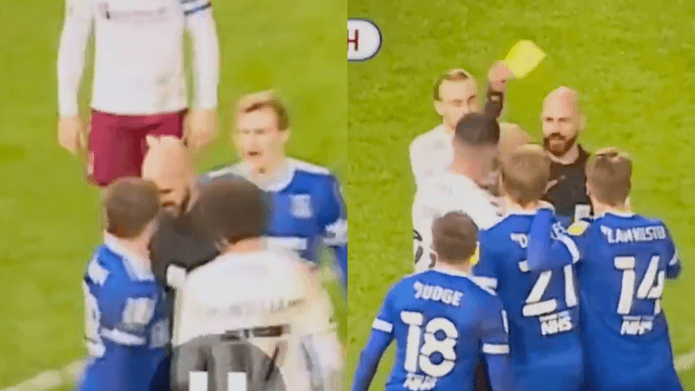 Referee squares up to Alan Judge in bizarre altercation Referee squares up to Alan Judge in bizarre altercation