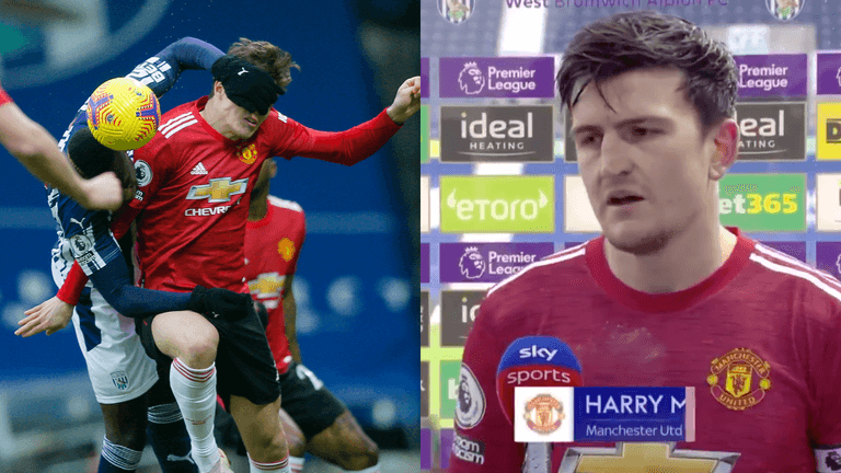 Harry Maguire rages about West Brom calls in post-match interview Harry Maguire rages about West Brom calls in post-match interview