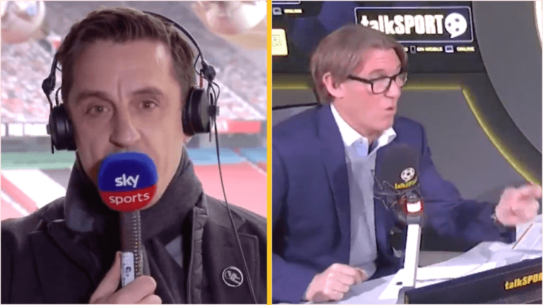 Simon Jordan accuses Gary Neville of hypocrisy over stance on Super League and fan protests Simon Jordan accuses Gary Neville of hypocrisy over stance on Super League and fan protests