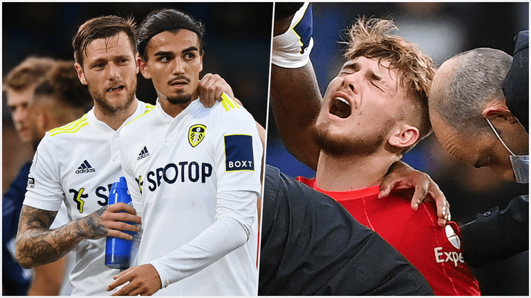 Harvey Elliott refuses to blame Pascal Struijk for horrific injury Harvey Elliott refuses to blame Pascal Struijk for horrific injury