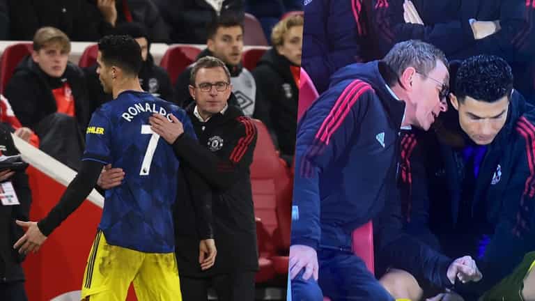 Ralf Rangnick defends decision to substitute Cristiano Ronaldo in Brentford win Ralf Rangnick defends decision to substitute Cristiano Ronaldo in Brentford win