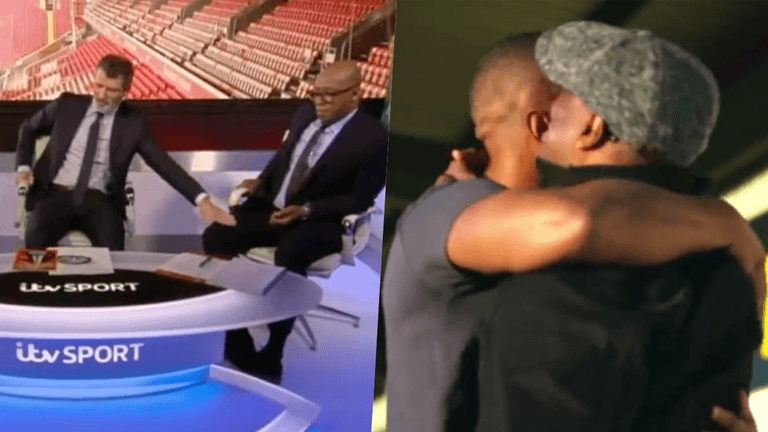 ‘Well done, Wrighty’ – Roy Keane visibly moved by ‘powerful’ Ian Wright interview on ITV ‘Well done, Wrighty’ – Roy Keane visibly moved by ‘powerful’ Ian Wright interview on ITV