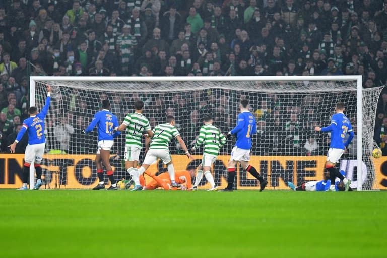 Celtic ball boys taunt Allan McGregor in victory over Rangers Celtic ball boys taunt Allan McGregor in victory over Rangers