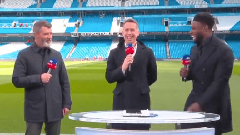 Roy Keane cracks up Sky Sports pundits with Micah Richards put down Roy Keane cracks up Sky Sports pundits with Micah Richards put down