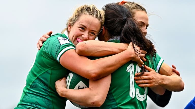 Stacey Flood and Sam Monaghan star as Ireland get first Six Nations victory Stacey Flood and Sam Monaghan star as Ireland get first Six Nations victory
