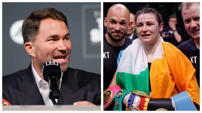 Eddie Hearn on two major issues that could prevent Katie Taylor fighting at Croke Park Eddie Hearn on two major issues that could prevent Katie Taylor fighting at Croke Park