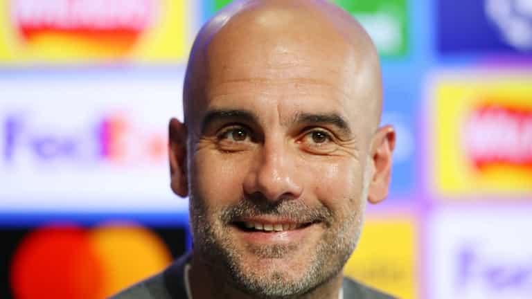 Pep Guardiola apologises to reporter for how difficult supporting Man United must be Pep Guardiola apologises to reporter for how difficult supporting Man United must be