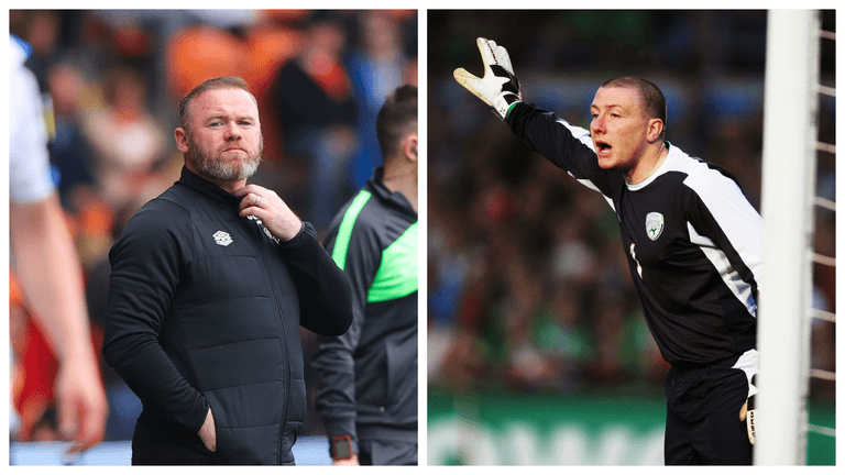 Wayne Rooney takes aim at Paddy Kenny’s goalkeeping in Man City title win Wayne Rooney takes aim at Paddy Kenny’s goalkeeping in Man City title win