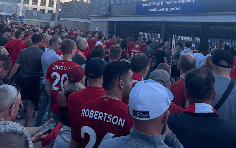 Fans ‘tear gassed’ and denied entry to Champions League final in Paris Fans ‘tear gassed’ and denied entry to Champions League final in Paris