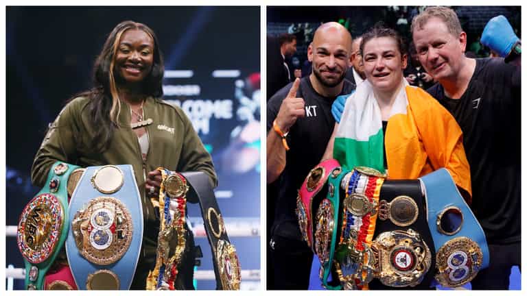 Claressa Shields addresses a potential Katie Taylor super fight Claressa Shields addresses a potential Katie Taylor super fight
