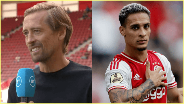 Peter Crouch claims that “United look desperate” in transfer window and will have to overpay for Antony Peter Crouch claims that “United look desperate” in transfer window and will have to overpay for Antony