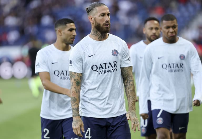 Sergio Ramos forced to step in and stop Neymar and Kylian Mbappé feud Sergio Ramos forced to step in and stop Neymar and Kylian Mbappé feud