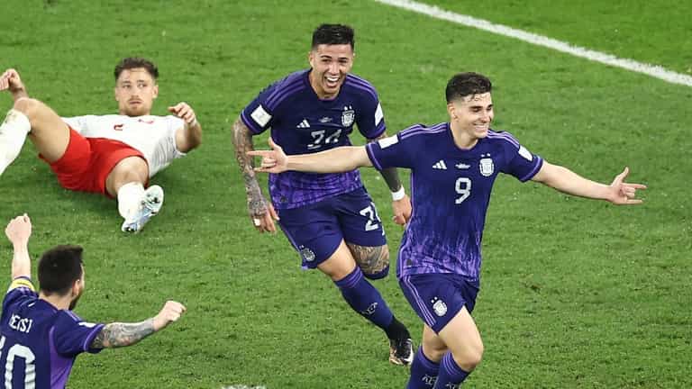 Argentina reach World Cup last-16 with convincing win over Poland Argentina reach World Cup last-16 with convincing win over Poland