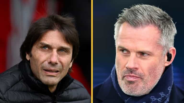 Jamie Carragher slams Antonio Conte’s comments following Spurs collapse Jamie Carragher slams Antonio Conte’s comments following Spurs collapse