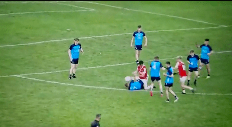Bizarre refereeing decision during Cork vs Dublin minor semi final goes viral Bizarre refereeing decision during Cork vs Dublin minor semi final goes viral