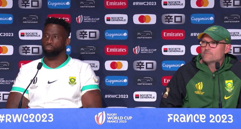 Springboks couldn’t help but laugh at one post-match press-conference question Springboks couldn’t help but laugh at one post-match press-conference question
