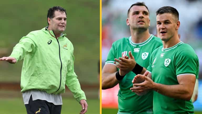 Springbok legend drops hint over sensational return to Irish rugby for Rassie Erasmus Springbok legend drops hint over sensational return to Irish rugby for Rassie Erasmus