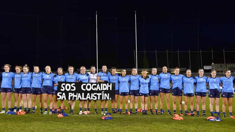 Dublin Ladies footballers call for ceasefire in Palestine before league opener Dublin Ladies footballers call for ceasefire in Palestine before league opener