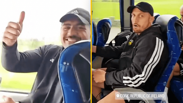 La Rochelle enjoy classic Irish tune on team bus as they roll through Cork La Rochelle enjoy classic Irish tune on team bus as they roll through Cork