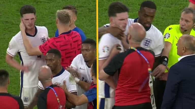 Lip reader reveals Declan Rice’s rant at Slovakia manager Lip reader reveals Declan Rice’s rant at Slovakia manager