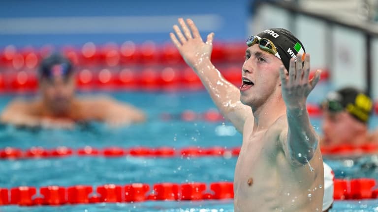 Daniel Wiffen wins gold medal for Ireland in 800m freestyle at Paris Olympics Daniel Wiffen wins gold medal for Ireland in 800m freestyle at Paris Olympics