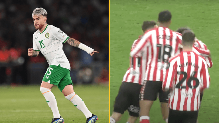 Ireland striker Aaron Connolly scores first goal in almost a year Ireland striker Aaron Connolly scores first goal in almost a year