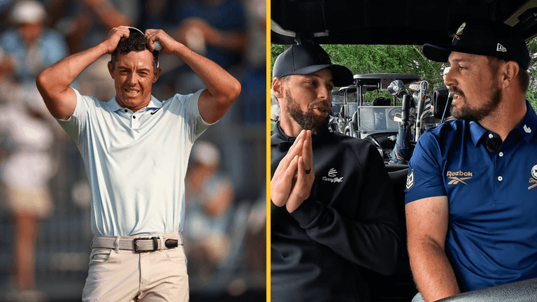 DeChambeau makes subtle nod to McIlroy’s US Open putt with NBA great Steph Curry DeChambeau makes subtle nod to McIlroy’s US Open putt with NBA great Steph Curry