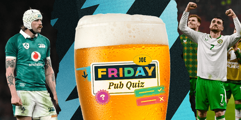 The SportsJOE Friday Pub Quiz: Week 118 The SportsJOE Friday Pub Quiz: Week 118