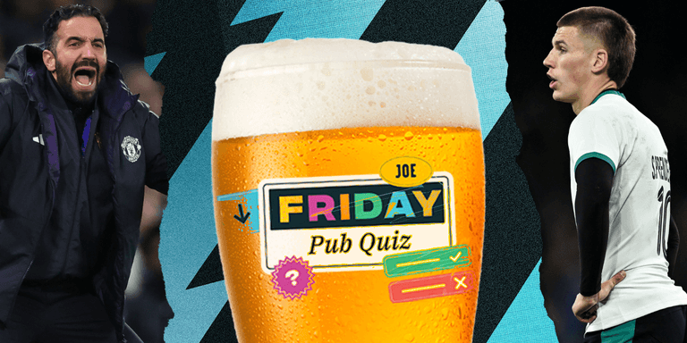 The SportsJOE Friday Pub Quiz: Week 119 The SportsJOE Friday Pub Quiz: Week 119