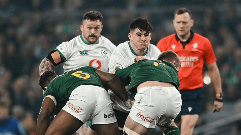 Player ratings as Ireland go down fighting vs South Africa after five cards Player ratings as Ireland go down fighting vs South Africa after five cards