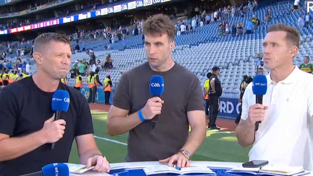Dubs great slams umpires in argument with Kerry legend after controversial goals