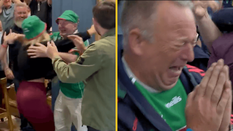 Beautiful scenes as older generation of long-suffering Mayo fans celebrate Beautiful scenes as older generation of long-suffering Mayo fans celebrate