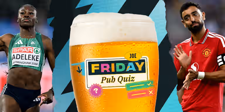 The SportsJOE Friday Pub Quiz: Week 153 The SportsJOE Friday Pub Quiz: Week 153