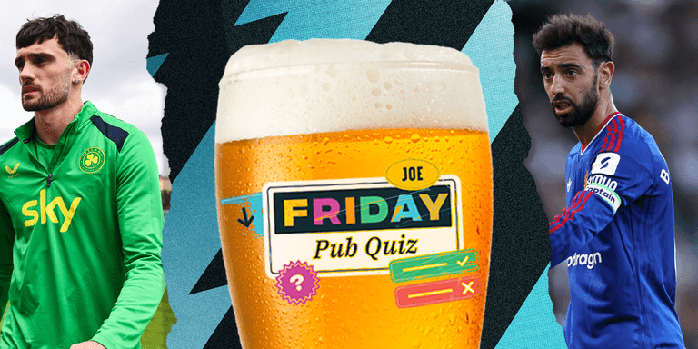 The SportsJOE Friday Pub Quiz: Week 157 The SportsJOE Friday Pub Quiz: Week 157