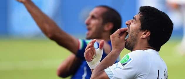Luis Suarez has been moaning again about how was treated after World Cup bite Luis Suarez has been moaning again about how was treated after World Cup bite