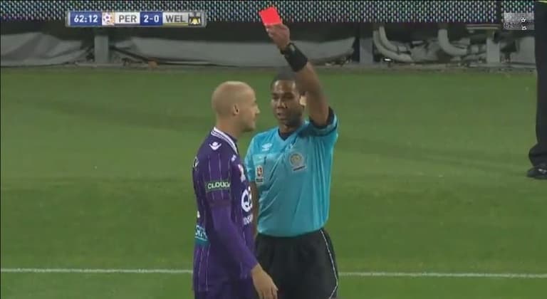 Video: Are you Vinnie Jones in disguise? Sub red carded 17 seconds after coming on Video: Are you Vinnie Jones in disguise? Sub red carded 17 seconds after coming on
