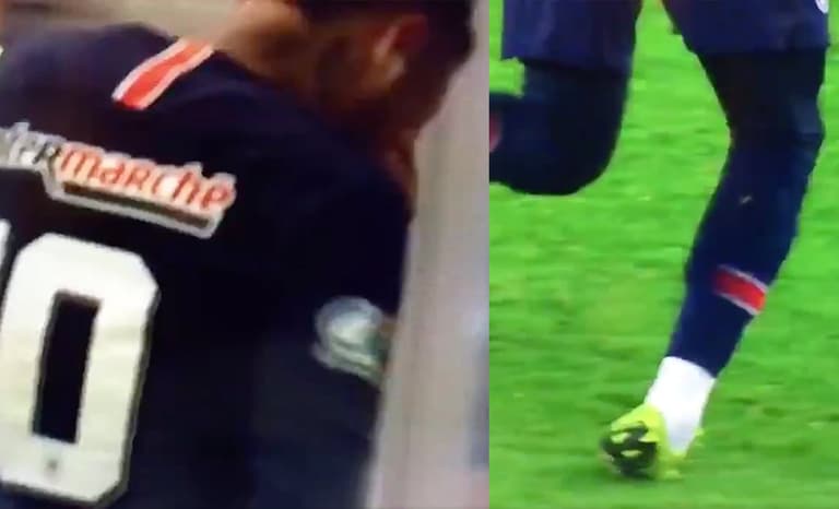 Neymar in tears after limping off injured against Strasbourg Neymar in tears after limping off injured against Strasbourg