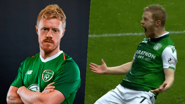 Daryl Horgan scores twice to win the Edinburgh derby for Hibernian Daryl Horgan scores twice to win the Edinburgh derby for Hibernian