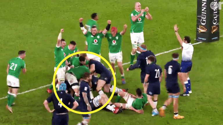 The Scots had plenty to say about CJ Stander’s final turnover The Scots had plenty to say about CJ Stander’s final turnover
