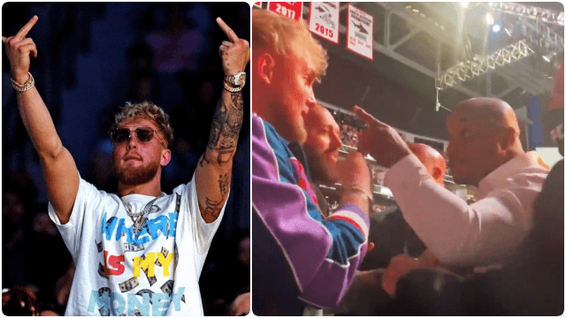 Daniel Cormier clashes with Jake Paul during UFC 261 broadcast Daniel Cormier clashes with Jake Paul during UFC 261 broadcast
