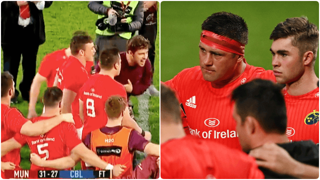Departing players lead spine-tingling ‘Stand Up And Fight’ as lights go out at Thomond Departing players lead spine-tingling ‘Stand Up And Fight’ as lights go out at Thomond