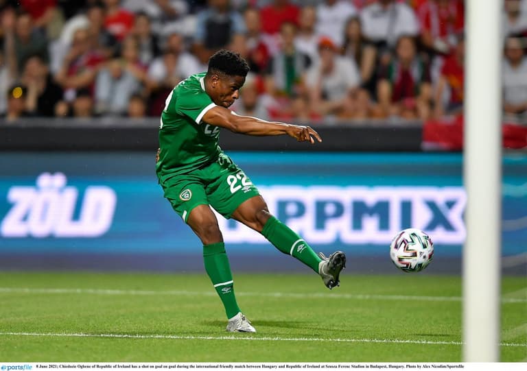 “A proud moment for myself, my family and my friends” – Chiedozie Ogbene makes history for Ireland “A proud moment for myself, my family and my friends” – Chiedozie Ogbene makes history for Ireland