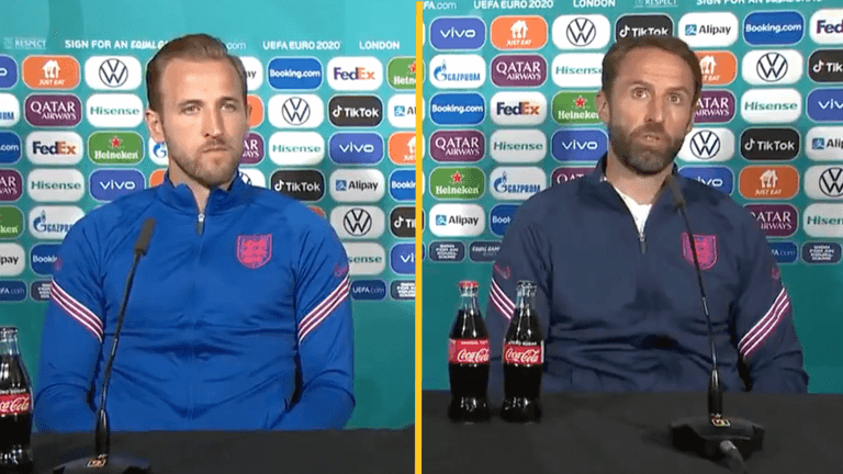 Southgate explains why he didn’t move drinks bottles like Ronaldo and Pogba Southgate explains why he didn’t move drinks bottles like Ronaldo and Pogba