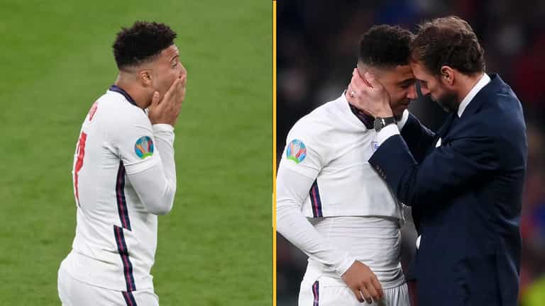 Jadon Sancho writes emotional first statement since England’s Euros defeat Jadon Sancho writes emotional first statement since England’s Euros defeat