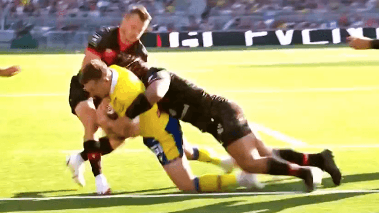 Try-scoring JJ Hanrahan impresses on Top 14 debut for Clermont Try-scoring JJ Hanrahan impresses on Top 14 debut for Clermont