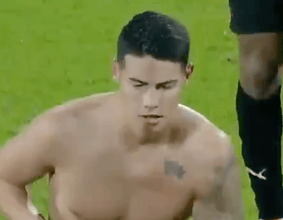 James Rodriguez loses his head and gets two quickfire yellows for Al Rayyan James Rodriguez loses his head and gets two quickfire yellows for Al Rayyan