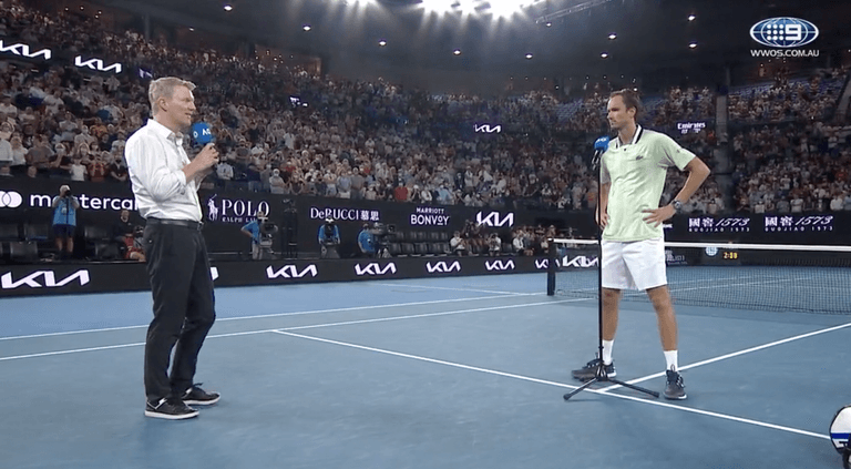 Daniil Medvedev shuts up the Australian boo-boys with a brilliant post-match interview Daniil Medvedev shuts up the Australian boo-boys with a brilliant post-match interview