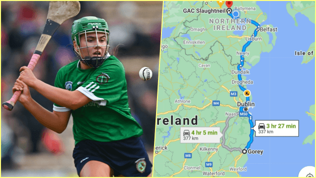 Slaughtneil and Sarsfields are being dragged the whole way across the country after late venue change Slaughtneil and Sarsfields are being dragged the whole way across the country after late venue change