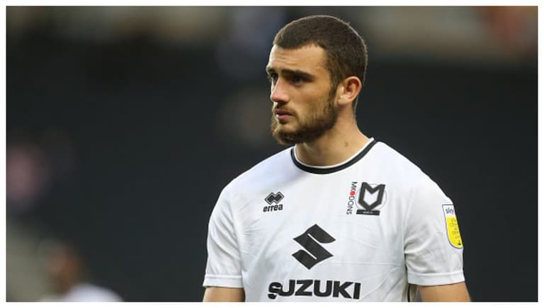Troy Parrott celebrates like he means it after brilliant brace for MK Dons Troy Parrott celebrates like he means it after brilliant brace for MK Dons